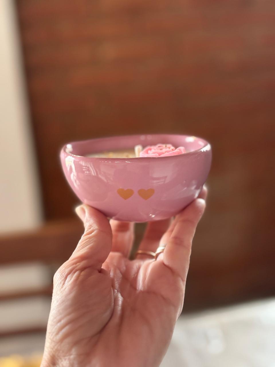Vela de Soja Mi Essence en Cuenco de Cerámica Artesanal: Una Pieza Única
